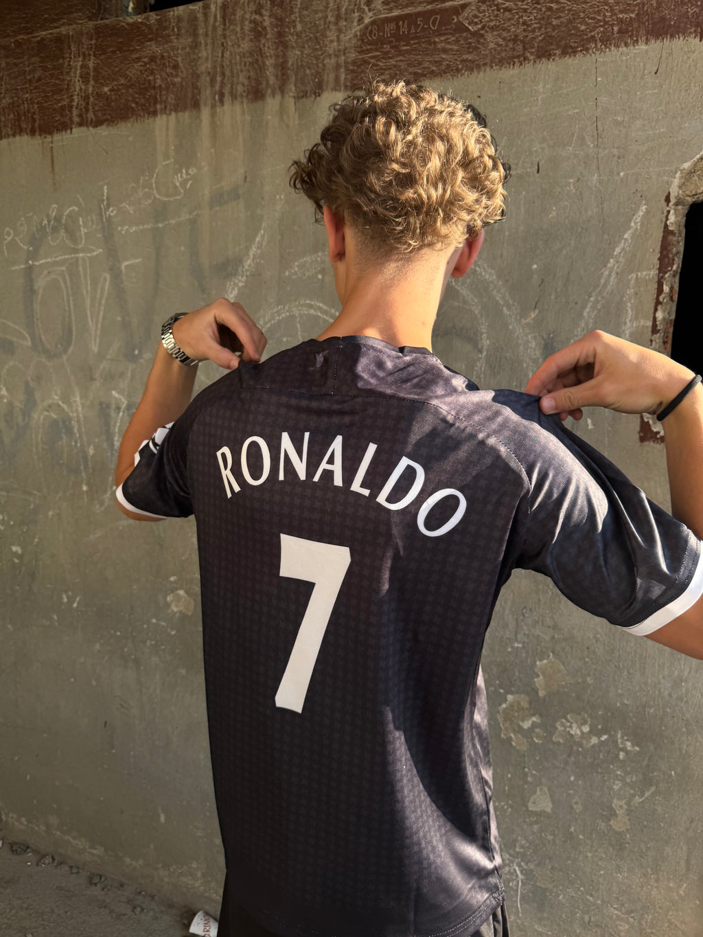 Black Manchester united 2006 C.Ronaldo tracksuit