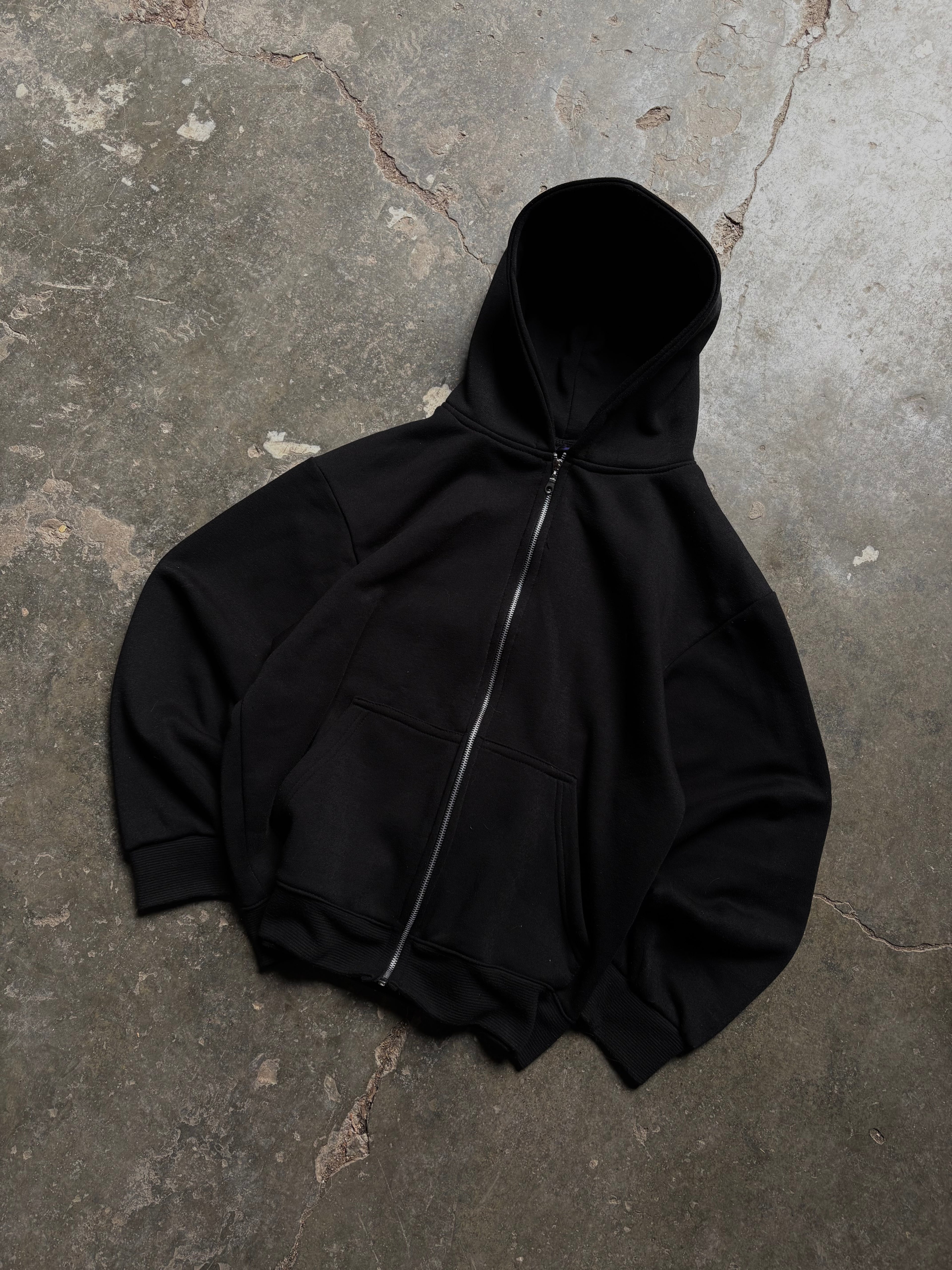 Boxy fit zip up’s - FULL BLACK