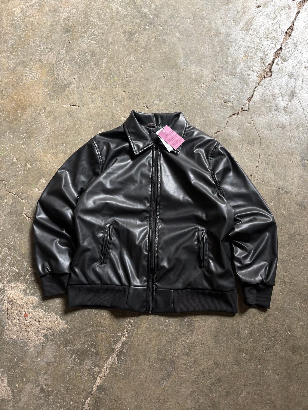 ‏BOMBER LEATHER JACKET’S