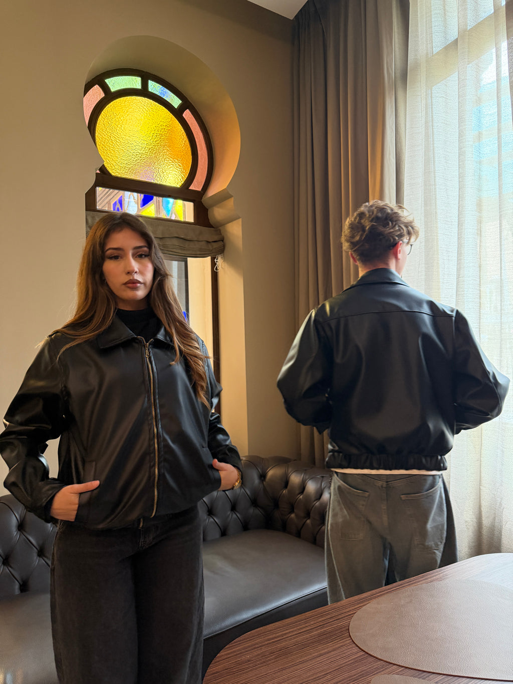 LEATHER JAKETS CROPPED FITS
